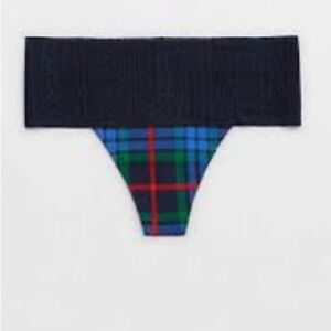 [Aerie] NWT Cotton Cable Lace Thong